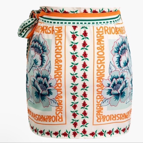 NWT COMMENSE Asymmetrical Mini Skirt - Picture 2 of 10